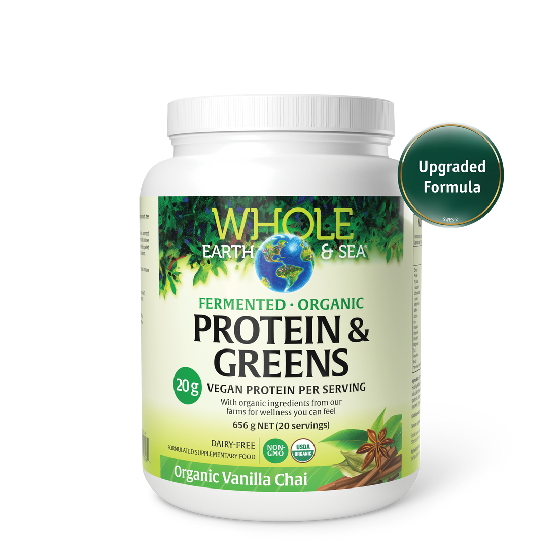 Fermented, Organic Protein & Greens